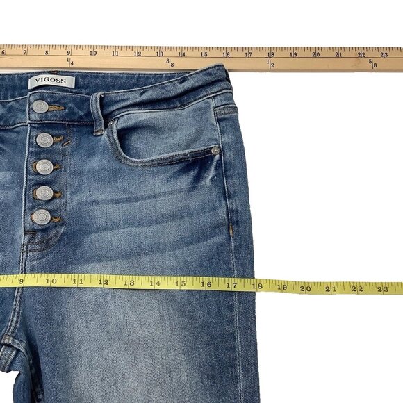 Vigoss Ace Skinny High Rise Button Fly Jeans Stretch Women’s Size 29 - Picture 8 of 10